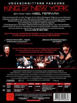 King of New York - 2-Disc Limited Uncut Mediabook von Ascot Elite Home Entertainment - DVD & Blu-ray - Neu & OVP
